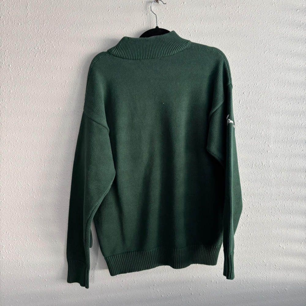 DSNY x Tombolo | Unisex NYC Sanitation Department Green Crew Neck Sweater M - Picture 7 of 8